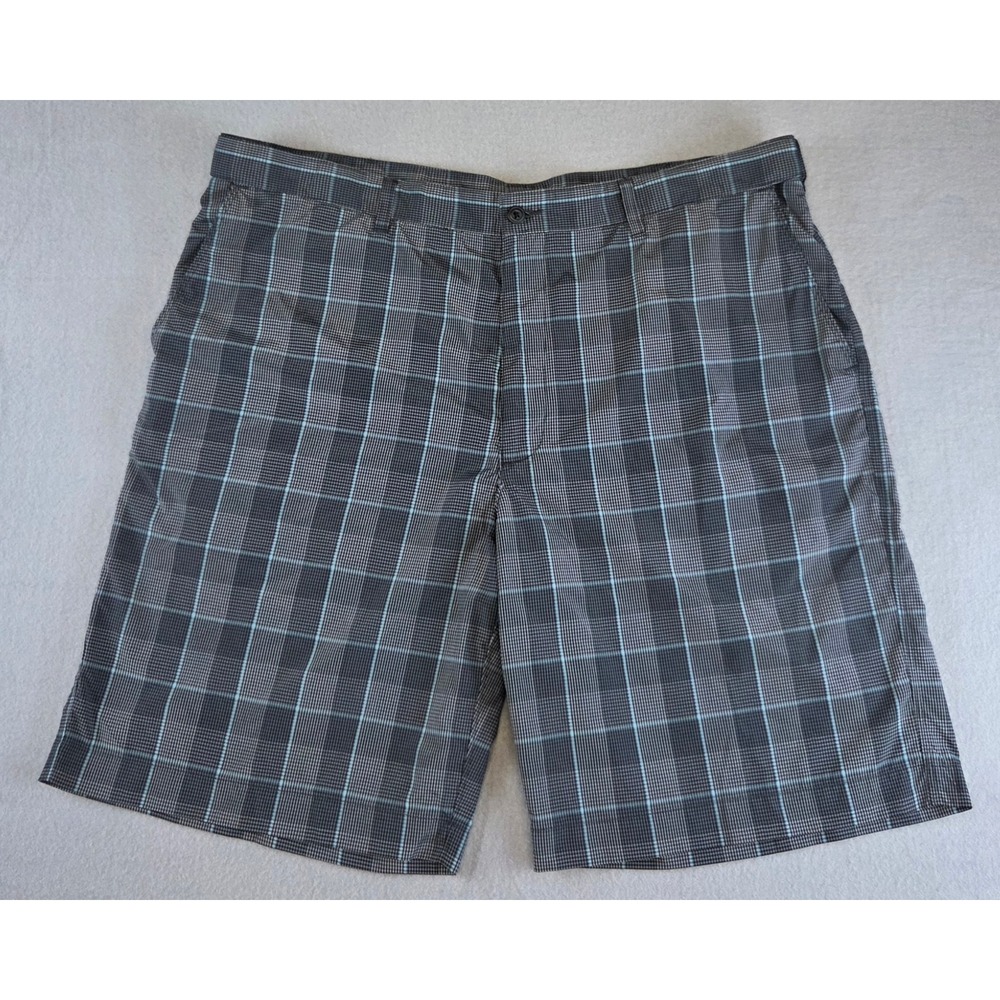 PGA‎ Tour Men's Plaid Golf Shorts Size 40 Performance Flat Front Lightweight